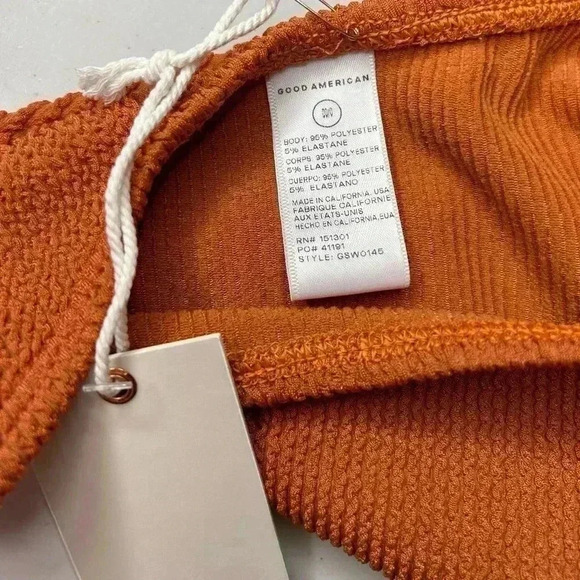 Good American Always Fits Good Waist Cheeky Bottoms In Cinnamon Size 0/00 NWT - Picture 4 of 5